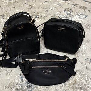 Kate Spade Black Crossbody Set